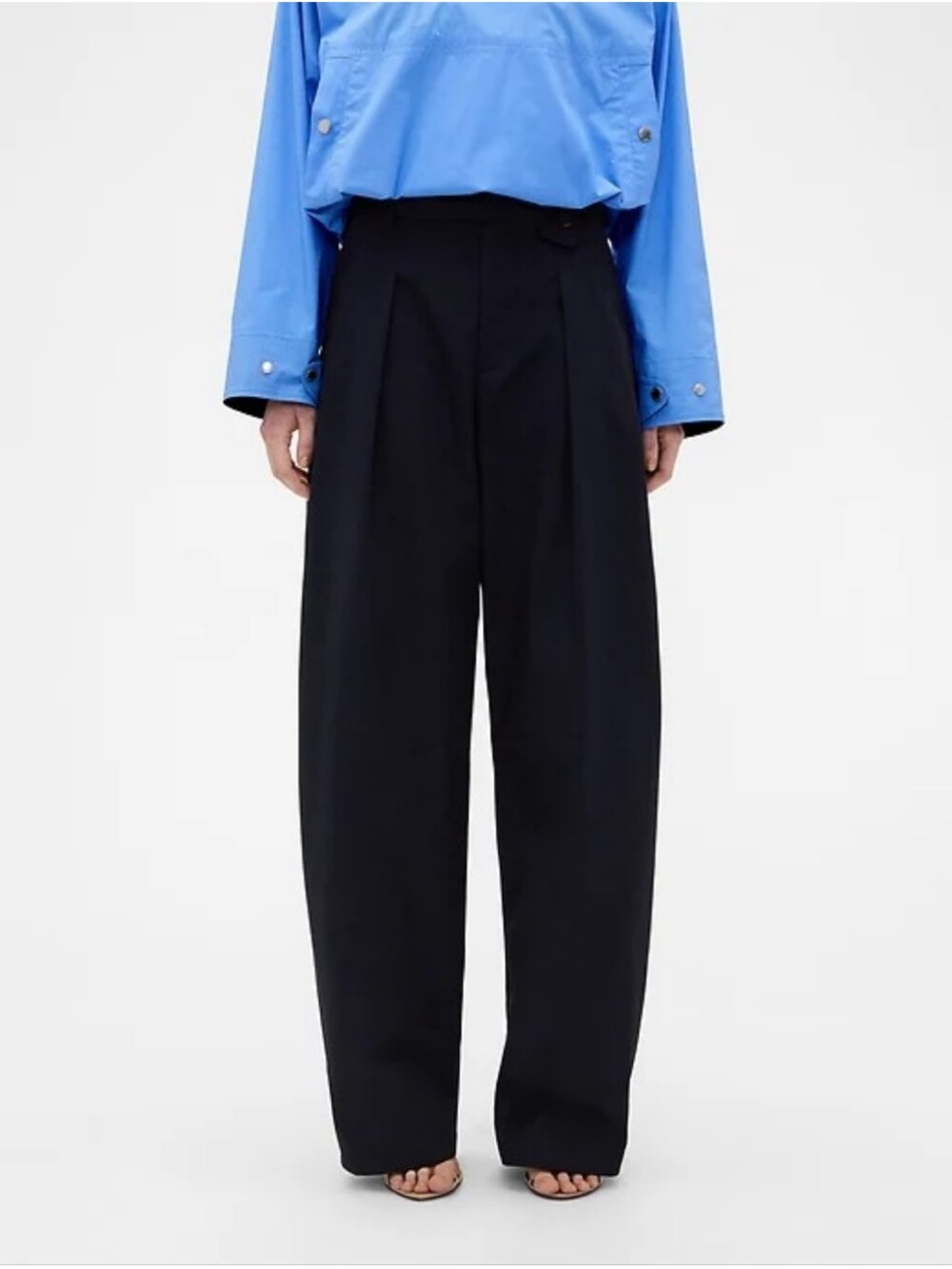 NWOT Gap X Victoria Beckham High Rise Arc Poplin Trouser